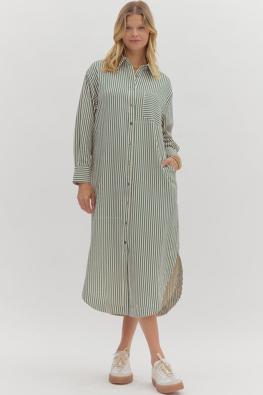 Geneva Striped Dress