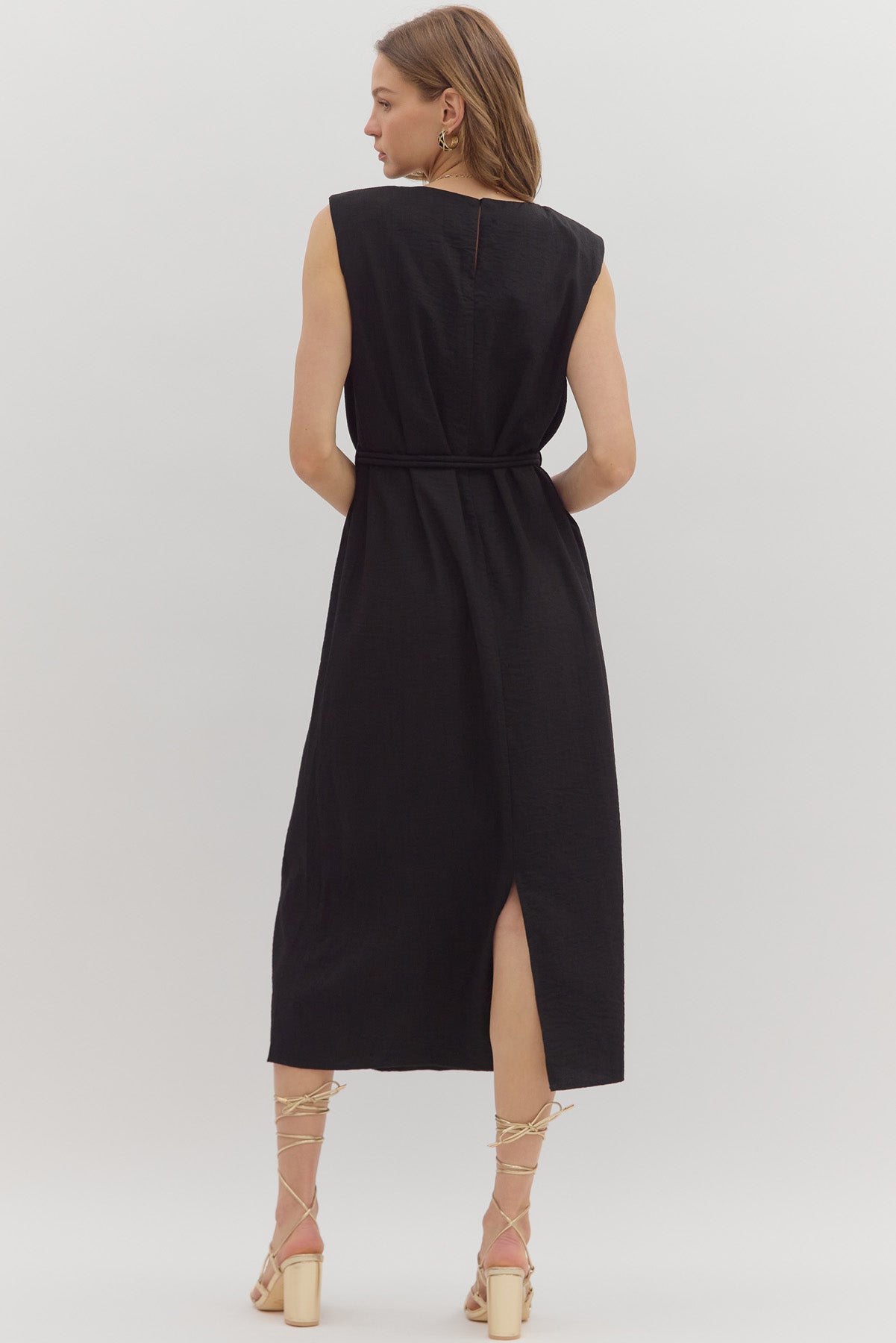Zaria Sleeveless Midi Dress
