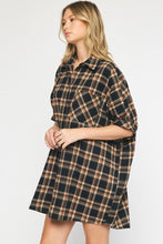 Load image into Gallery viewer, Hallie Flannel Dress