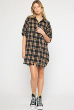 Load image into Gallery viewer, Hallie Flannel Dress