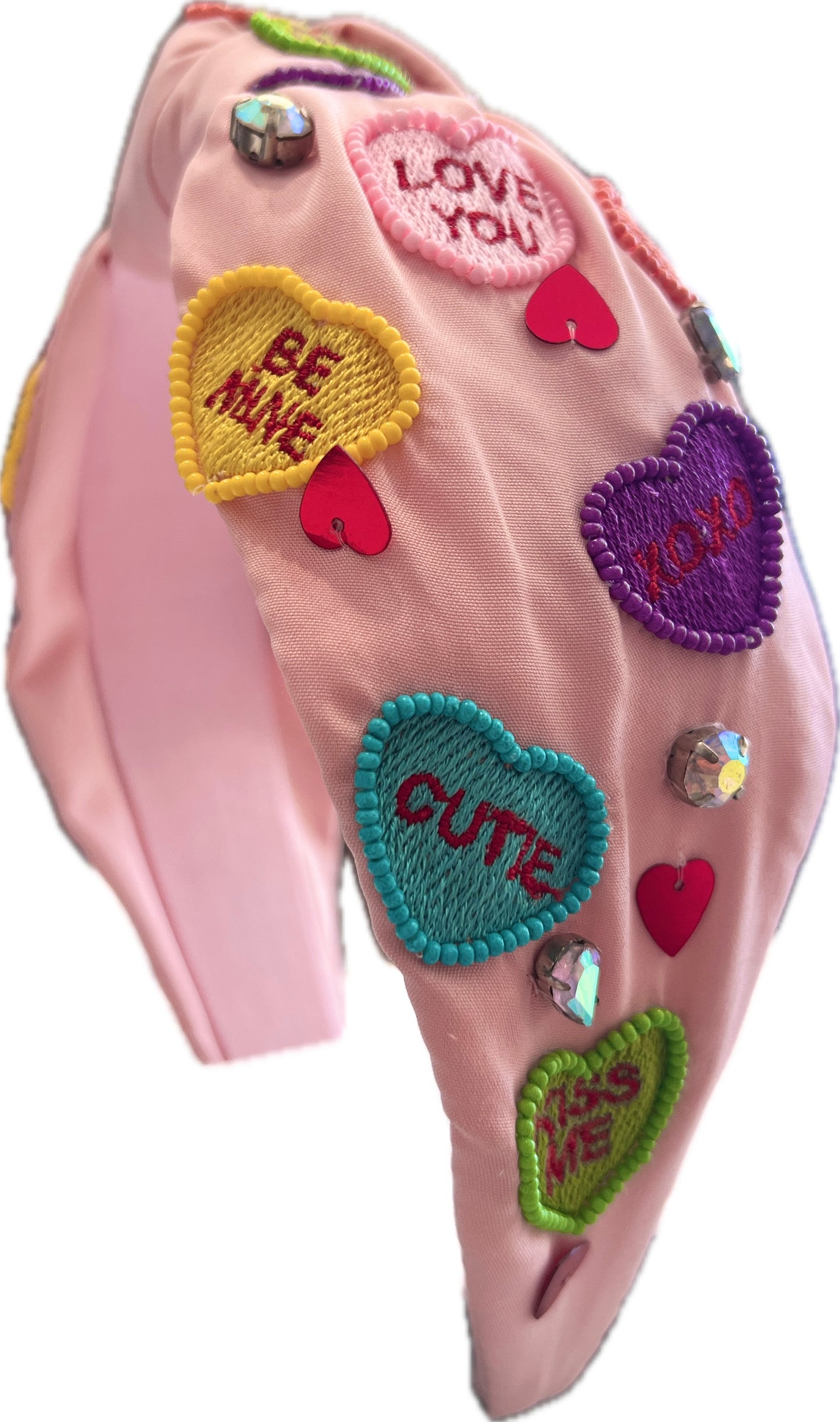 Candy Hearts Valentine Headband