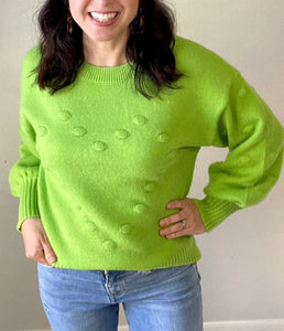 Maxine Pom Pom Knit Sweater