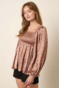 Imogen Flower Print Blouse