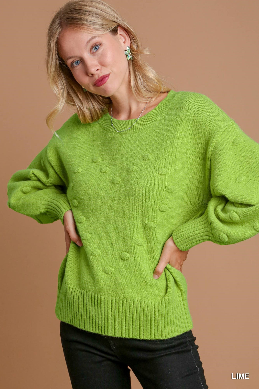 Maxine Pom Pom Knit Sweater
