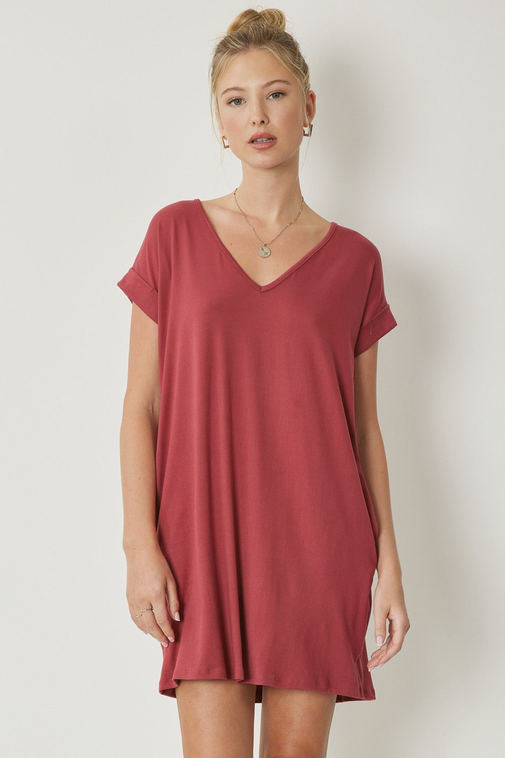 Ottilie V-Neck Knit Dress