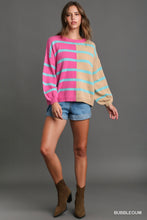 Load image into Gallery viewer, Lark Color Block Stripe Sweater