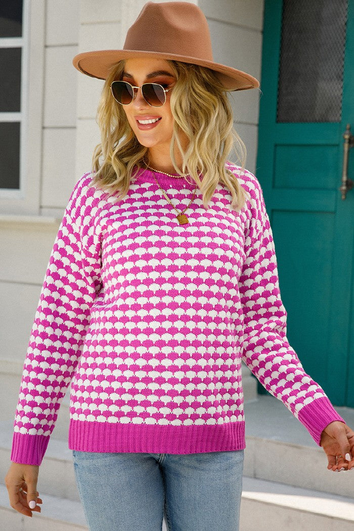 Sutton Grace Patterned Sweater