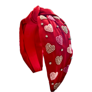Valentines Hearts Headband