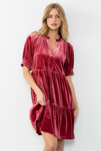 Ruby Velvet Dress