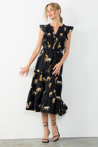Silva Cheetah Print Dress