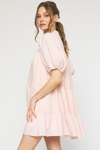 Elsie Striped Seersucker Dress