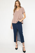 Load image into Gallery viewer, Brin Short Sleeve Knit Tee