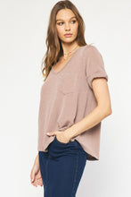 Load image into Gallery viewer, Brin Short Sleeve Knit Tee