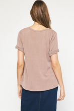 Load image into Gallery viewer, Brin Short Sleeve Knit Tee