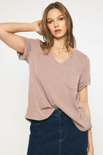 Load image into Gallery viewer, Brin Short Sleeve Knit Tee
