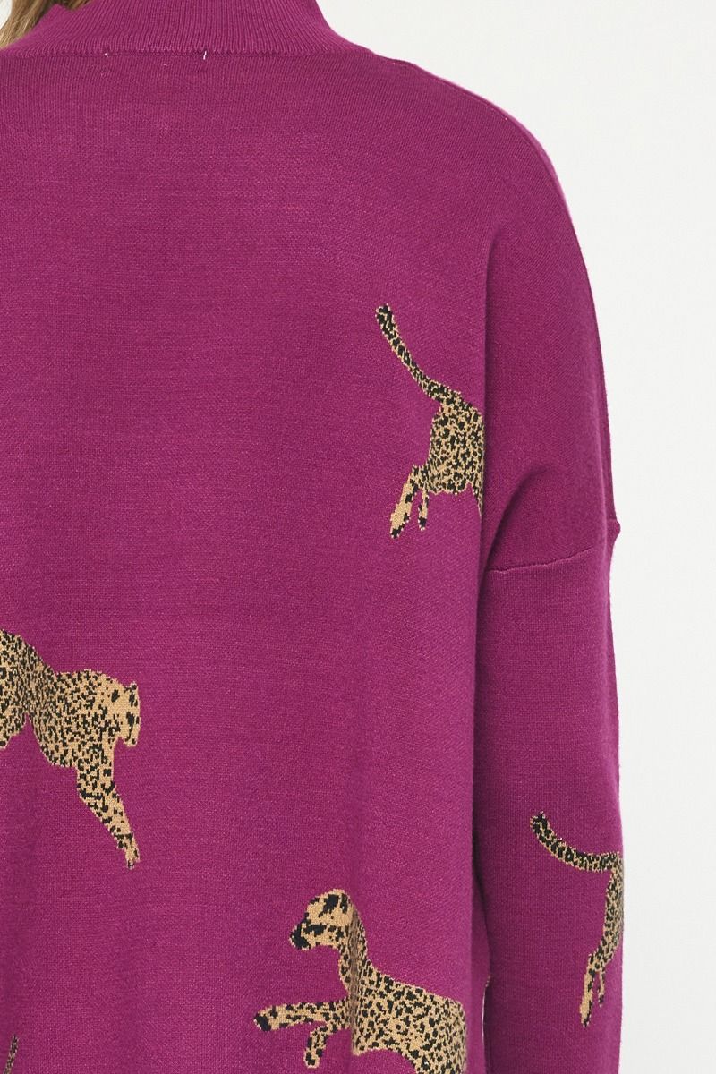 Genna Cheetah Sweater