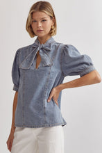 Load image into Gallery viewer, Helena Denim Top