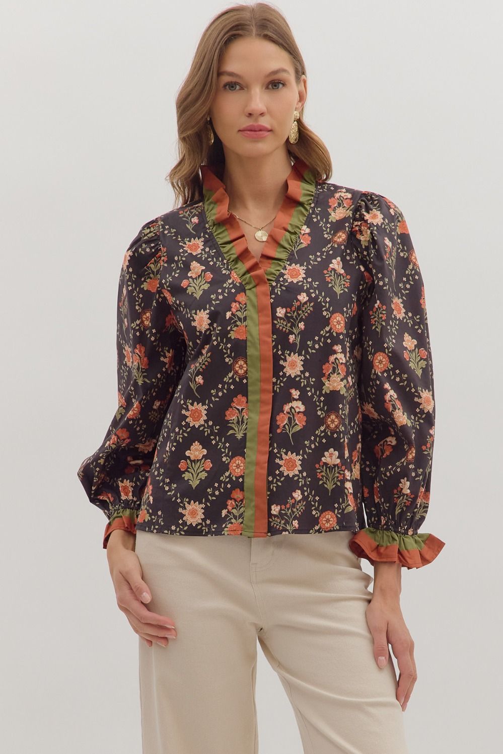 Maggie Floral Print Top