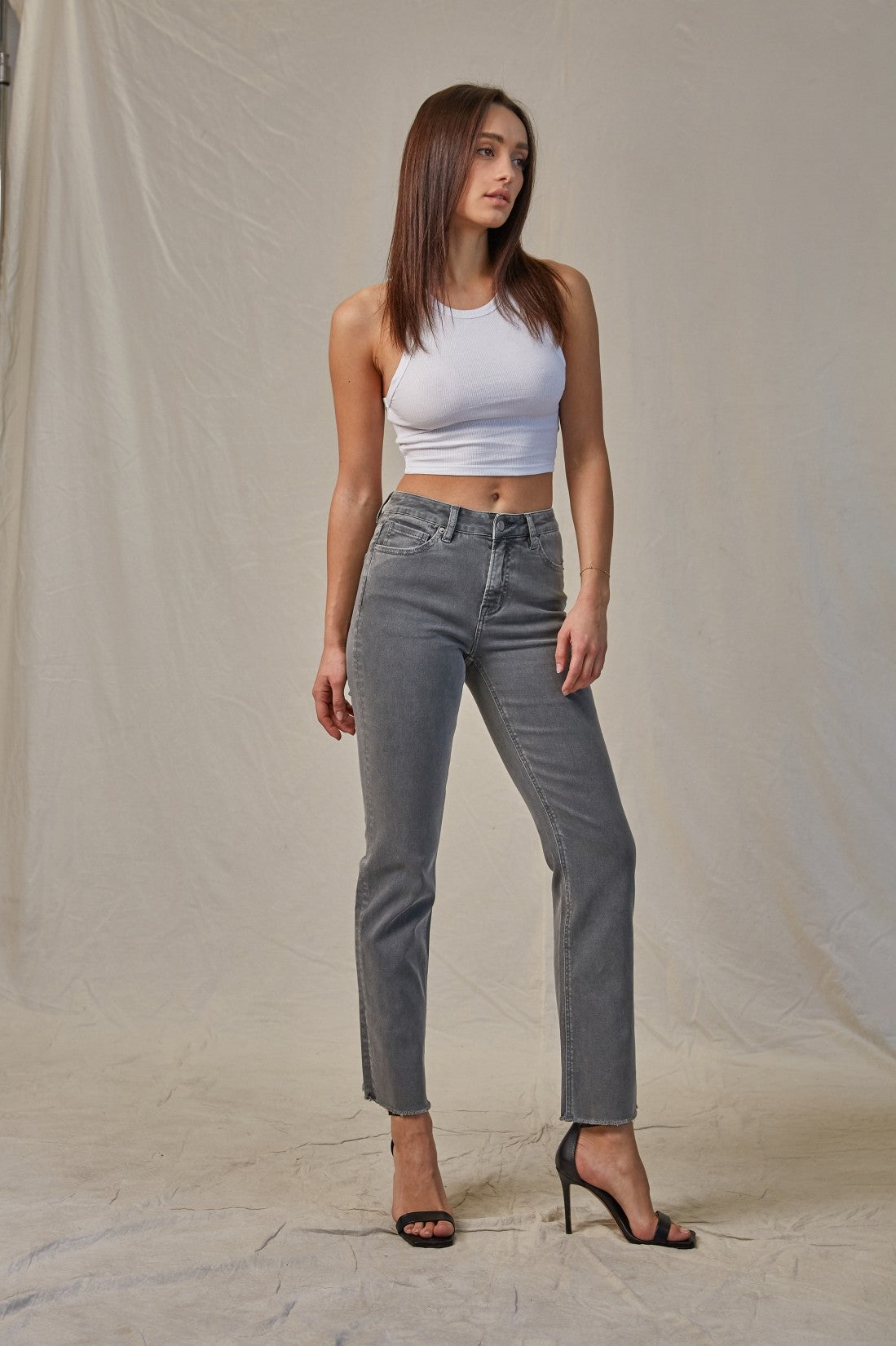 Mica High-Rise Vintage Straight Leg Jeans