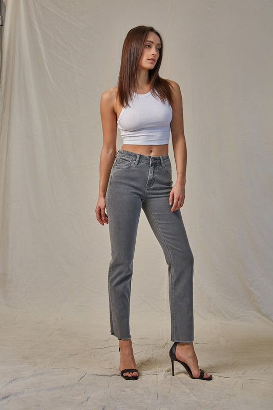 Mica High-Rise Vintage Straight Leg Jeans