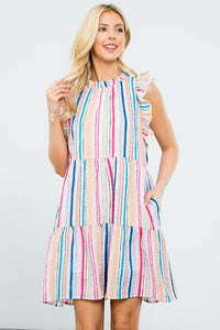 Gloria Striped Dress
