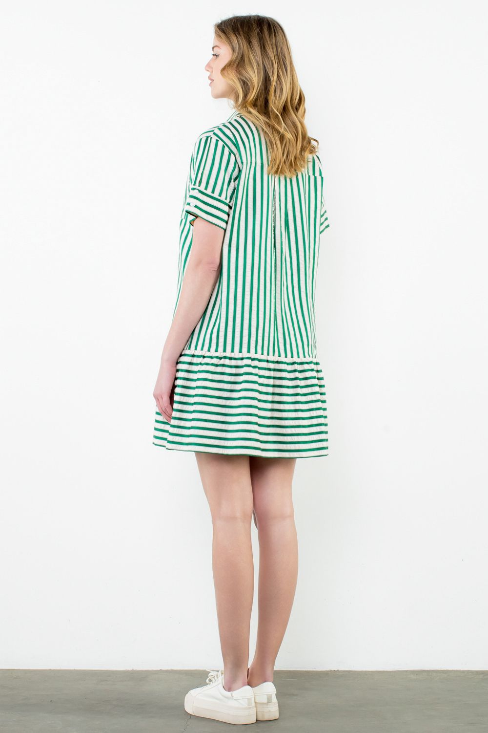 Cecil Short Sleeve Striped Dress