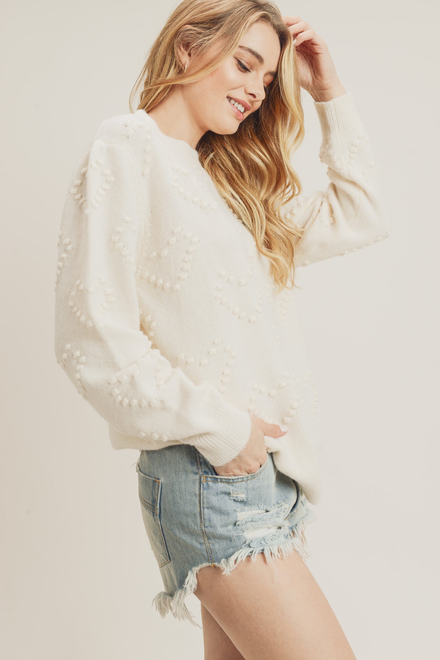 Lara Heart Sweater