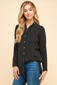 Misha Button-Down Shirt with Pocket