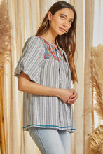 Load image into Gallery viewer, Georgie Embroidered Top