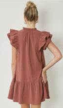Load image into Gallery viewer, Ayse Ruffled Mini Dress