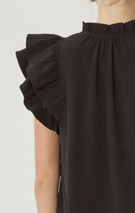 Ayse Ruffled Mini Dress