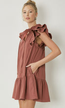 Load image into Gallery viewer, Ayse Ruffled Mini Dress
