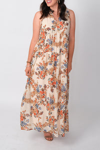 Presleigh Floral Print Maxi Dress