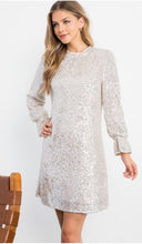 Load image into Gallery viewer, Elliana Sequin Dress