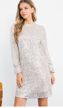 Load image into Gallery viewer, Elliana Sequin Dress