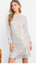 Load image into Gallery viewer, Elliana Sequin Dress