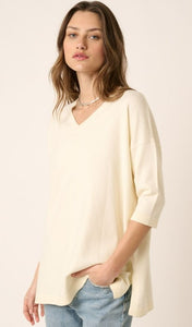 Frances Dolman Short Sleeve Sweater