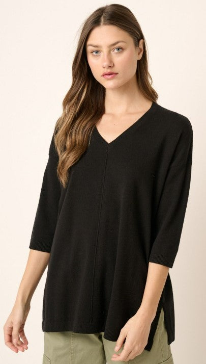 Frances Dolman Short Sleeve Sweater