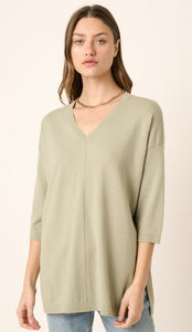 Frances Dolman Short Sleeve Sweater