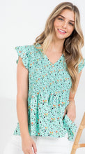 Load image into Gallery viewer, Freya Smocked Print Top