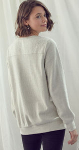 Henley Fleece Pull Over