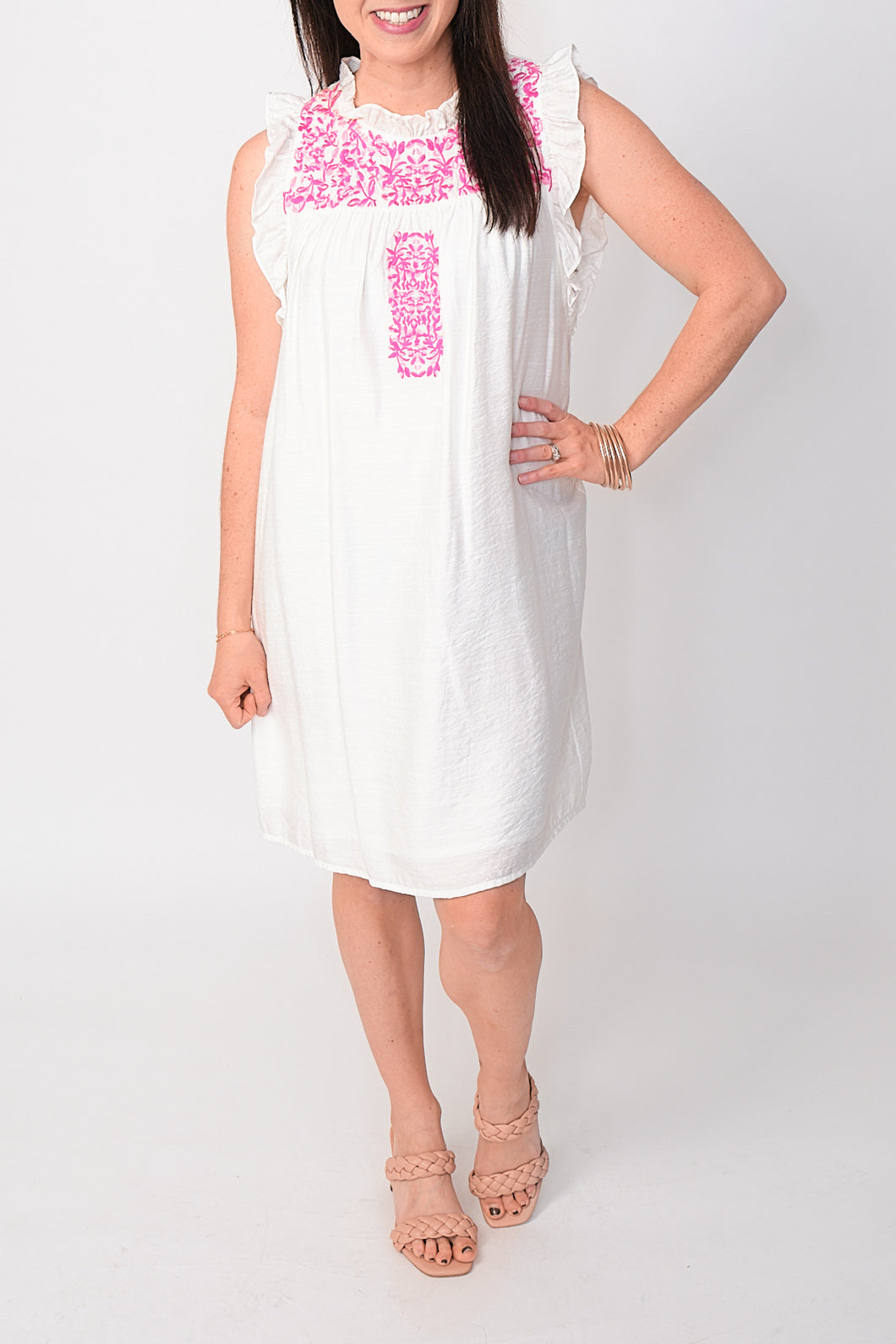 Marie Embroidered Dress