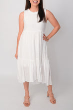 Load image into Gallery viewer, Valia Ruffle Tiered Midi Dress