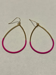 Color Teardrop Earrings