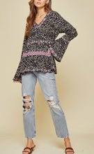 Load image into Gallery viewer, Jaysa Leopard Print Babydoll Top