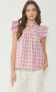 Marguerite Flutter Top