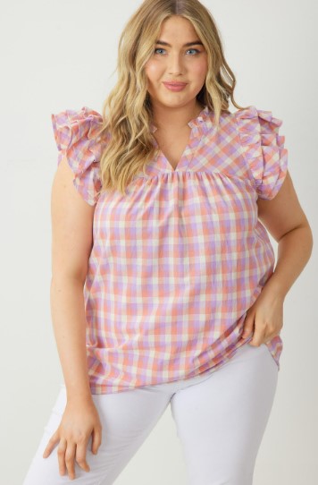 Marguerite Flutter Top