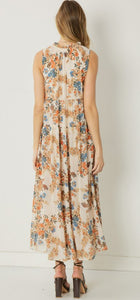 Presleigh Floral Print Maxi Dress