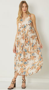 Presleigh Floral Print Maxi Dress