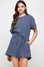 Load image into Gallery viewer, Marley Short Sleeve Romper